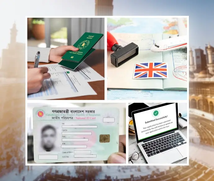 Hajj registration documents for Bangladeshi NRBs in the UK
